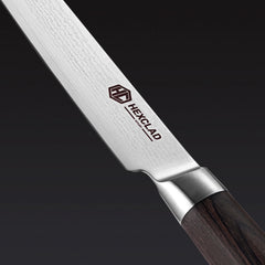 Damascus Steel Steak Knife Set, 8-pc (Espresso)