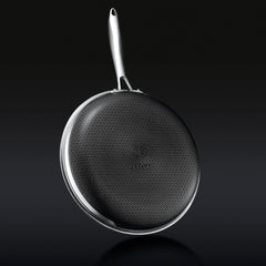 Hybrid Fry Pan Set With Lids, 6-pc